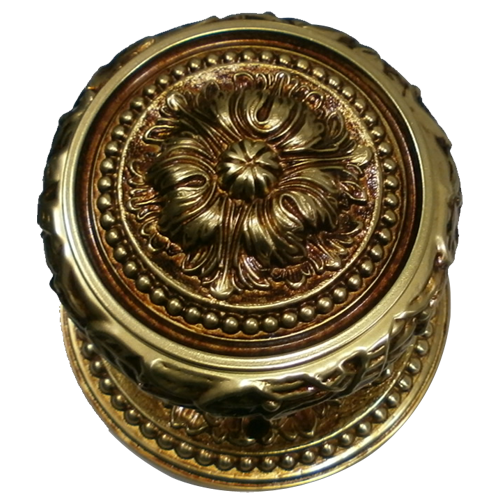Buy Door Knob with Rose Old Gold Finish Online in India Benzoville Salice Paolo