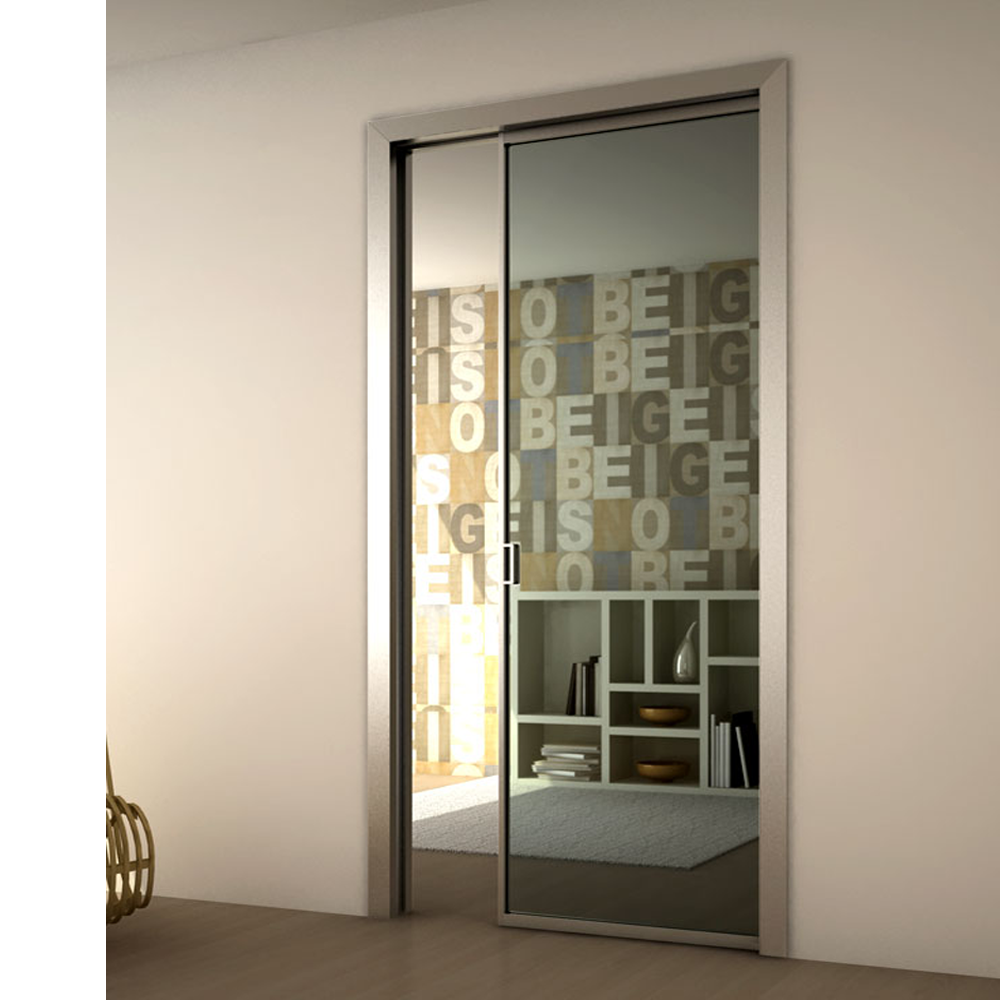 Aluminium Frame For Flush Pocket Sliding Doors Anodized Aluminium Frame For Flush Pocket Sliding Doors Anodized Finish