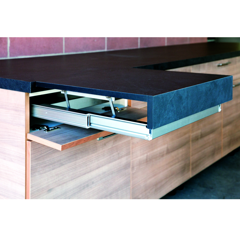 OPLA' TOP Pull Out Surface Flush with worktop 900mm Natural