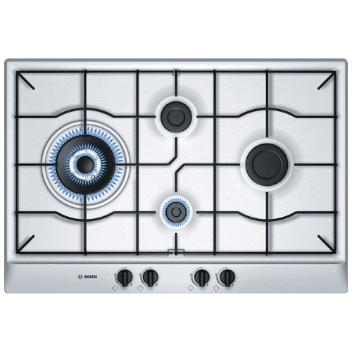 Buy Bosch Gas Hobs with Integrated Controls 75 cm 4 Burner Stainless Steel Finish