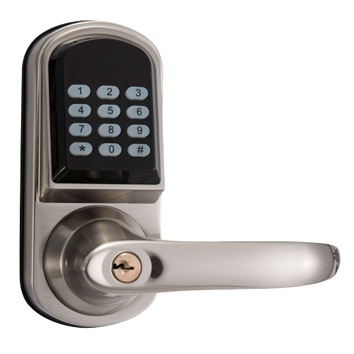 Buy Digital Code Door Lock Satin Nickel Finish Online in India