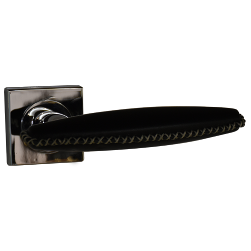 Buy Door Lever Handle Black Chrome Plated Finish Online In India