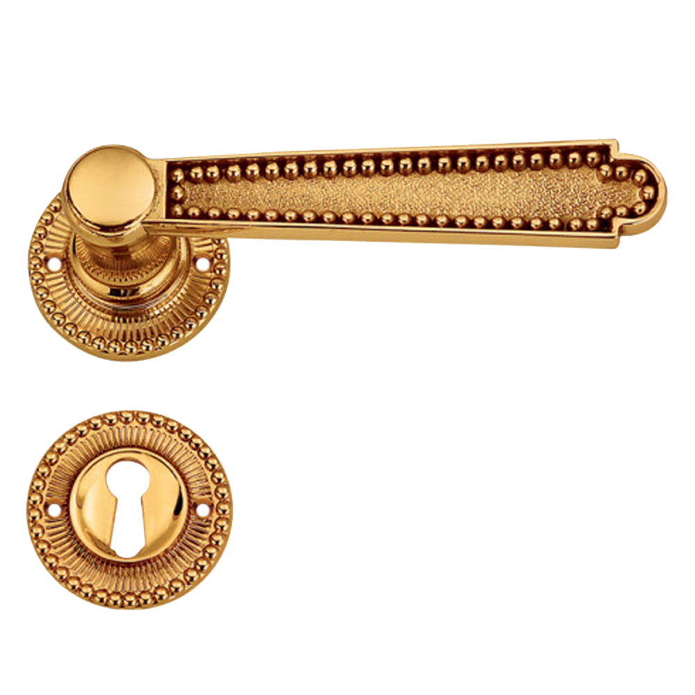 Buy Door Lever Handle on Rose Antique Bronze Finish Online in INDIA