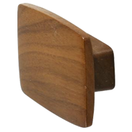 QUATTRO Cabinet Knob - 32mm - Wood Waln