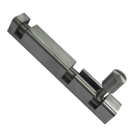 Square Tower Bolt - 4 Inch - SS Finish 