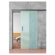 COMPACT Sleek Glass Sliding with Soft c