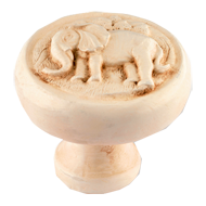Impala Elephant Cabinet Knob in Ivory F