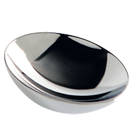 BOWL Modern Cabinet Knob - 65mm - Inox