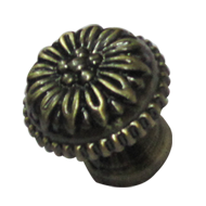Cabinet Knob - Antique Finish - Dia : 2