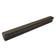 Cabinet Handle - 340mm - Brown Leather