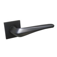 ASTRID Lever Handle on Rose - Matt Blac