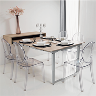Pull Out drawer table with folding leg