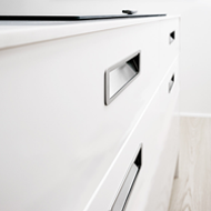 MOVE Cabinet Flush Handle - Inox Look -