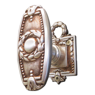 ORLEANS Door Knob on rose with escutche