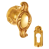 BEIRUT Door Knob with Rose - Gold Finis