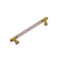 Cabinet Handle - Gold With Pink Finish