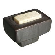 Furniture Knob - Wengue Ceramic With Cr