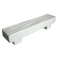 Waves Furniture Handle -  Bright White 