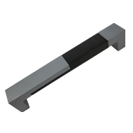 Cabinet Handle -Aluminum / Wenge  - 160