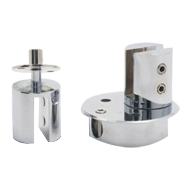 Hinges for Glass Door with Spring (Left