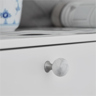BEAD Straight Cabinet Knob - 28mm - Mar