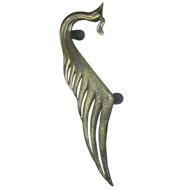 Peacock Pull Handle - 180mm - Antique F