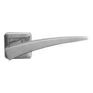 COMET Lever Handle on Rose in Polished
