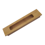Sliding Flush Handle - 8 Inch - Teak W