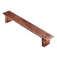 Cabinet Handle - Red Copper Finish - 12