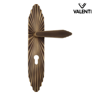METROPOLIS Door Lever Handle on Plate -