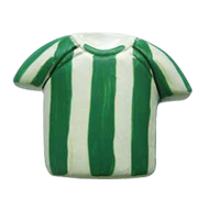 Green Stripes T-Shirt Kids Cabinet Knob