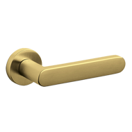 LINK Door Handle - Brass Super gold Sat