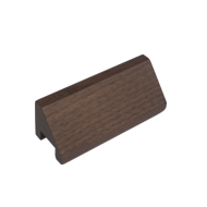 Wooden Cabinet Knob - 2 Inch - Walnut w