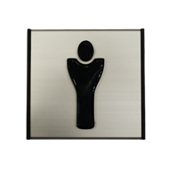 Signage Male - Aluminium Bronze Finish
