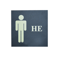 Stickable Signage HE - Black Matt Finis