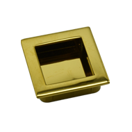 Flush Cabinet Handle - 46mm - PVD Gold 