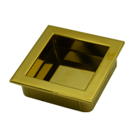 Flush Cabinet Handle - 56mm - PVD Gold 