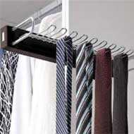High End Side Mount Tie and Belt Rack -