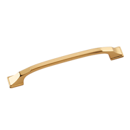 Cabinet Handle - 128mm - Gold Plated Fi