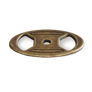 Base Plate - 50mm - Antique Brass Trumb