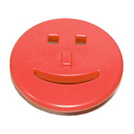 Kids Cabinet Smiley Knob in Red Color