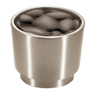 Cabinet Knob + Insert - 34mm - Satin Ni
