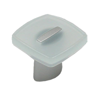 Cabinet Knob - 29mm - White Aluminium C
