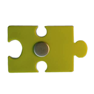 Kids Cabinet Puzzle Knob in Green Color