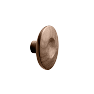 Dimple Wooden Cabinet Knob - 40mm - Wal
