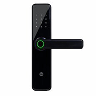 Smart Digital Mortise Door Lock - Black