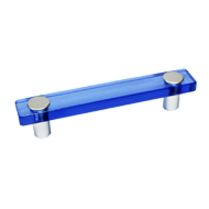 Cabinet Handle in Blue Transparent Colo