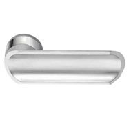 ALIAS Lever Handle on Rose in Polished