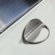 OPEN Cabinet Knob - 32mm - Inox Look Fi