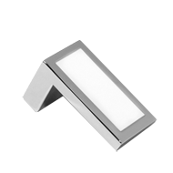 Cabinet Knob - 39mm - White & Bright Ch